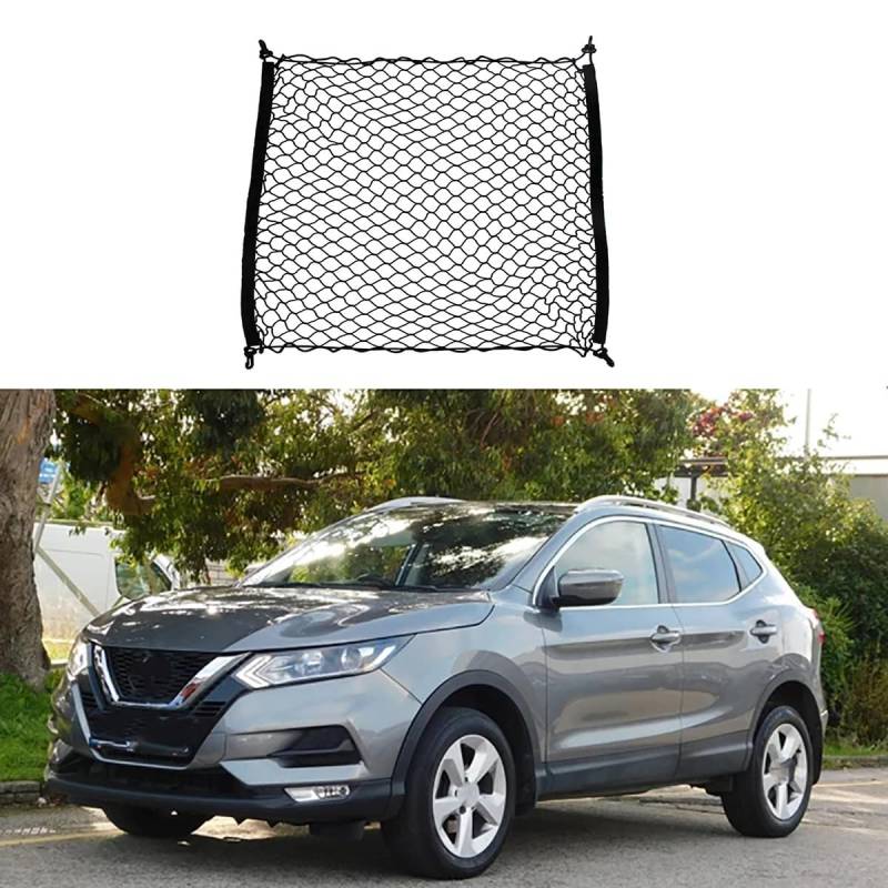 Auto Boot Trunk Net Fracht Organizer Für Nissan Qashqai J11 Rogue Sport 2014~2022,Kofferraum Mesh Net Cargo Trunk Organizer Auto eingebautes Zubehör von Yyyyy6A