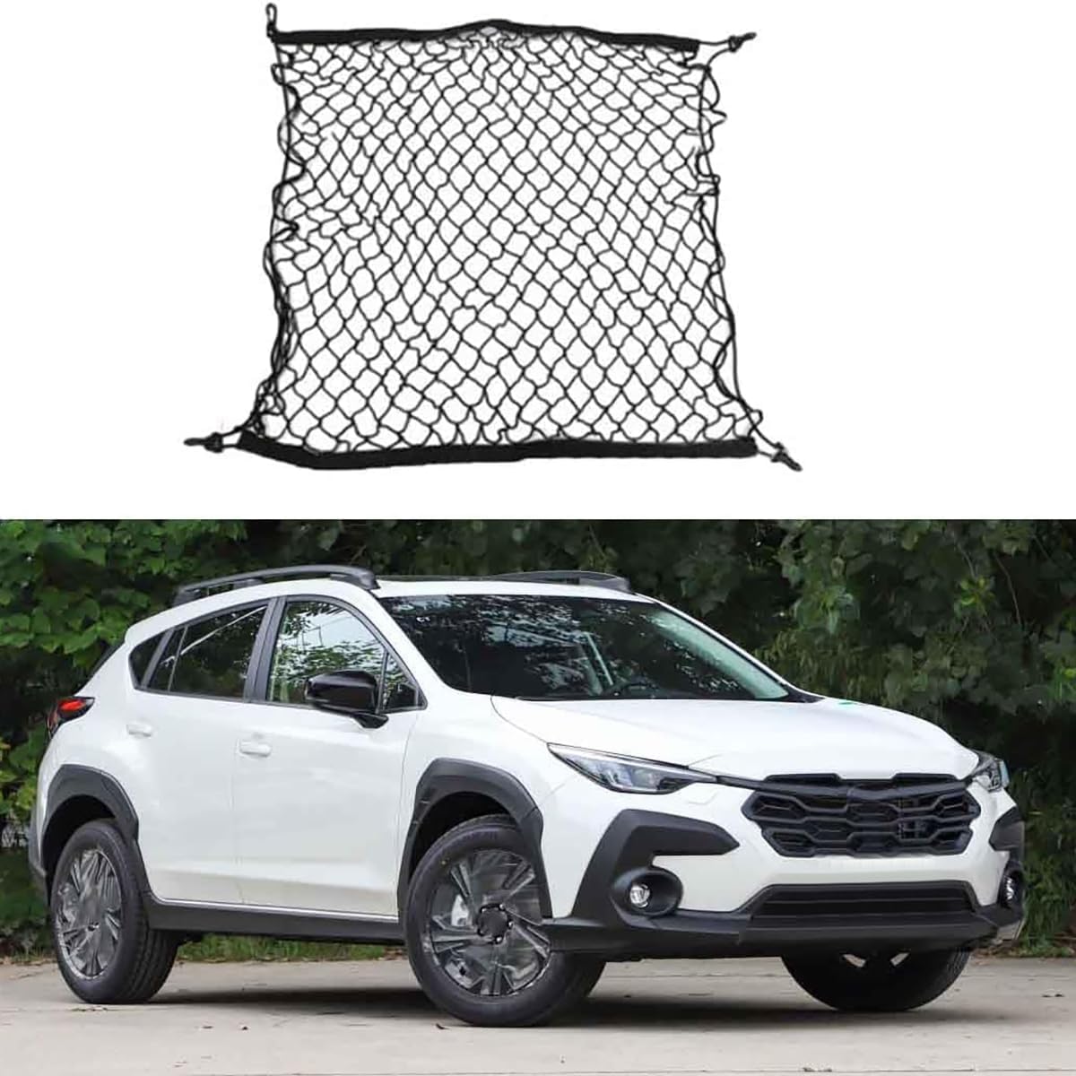 Auto Boot Trunk Net Fracht Organizer Für Subaru Crosstrek XV GP 2012-2024,Kofferraum Mesh Net Cargo Trunk Organizer Auto eingebautes Zubehör Auto Boot Trunk Net Fracht Organizer Für Subaru Crosstrek XV GP 2012-2024,Kofferraum Mesh Net Cargo Trunk Organizer Auto eingebautes Zubehör von Yyyyy6A