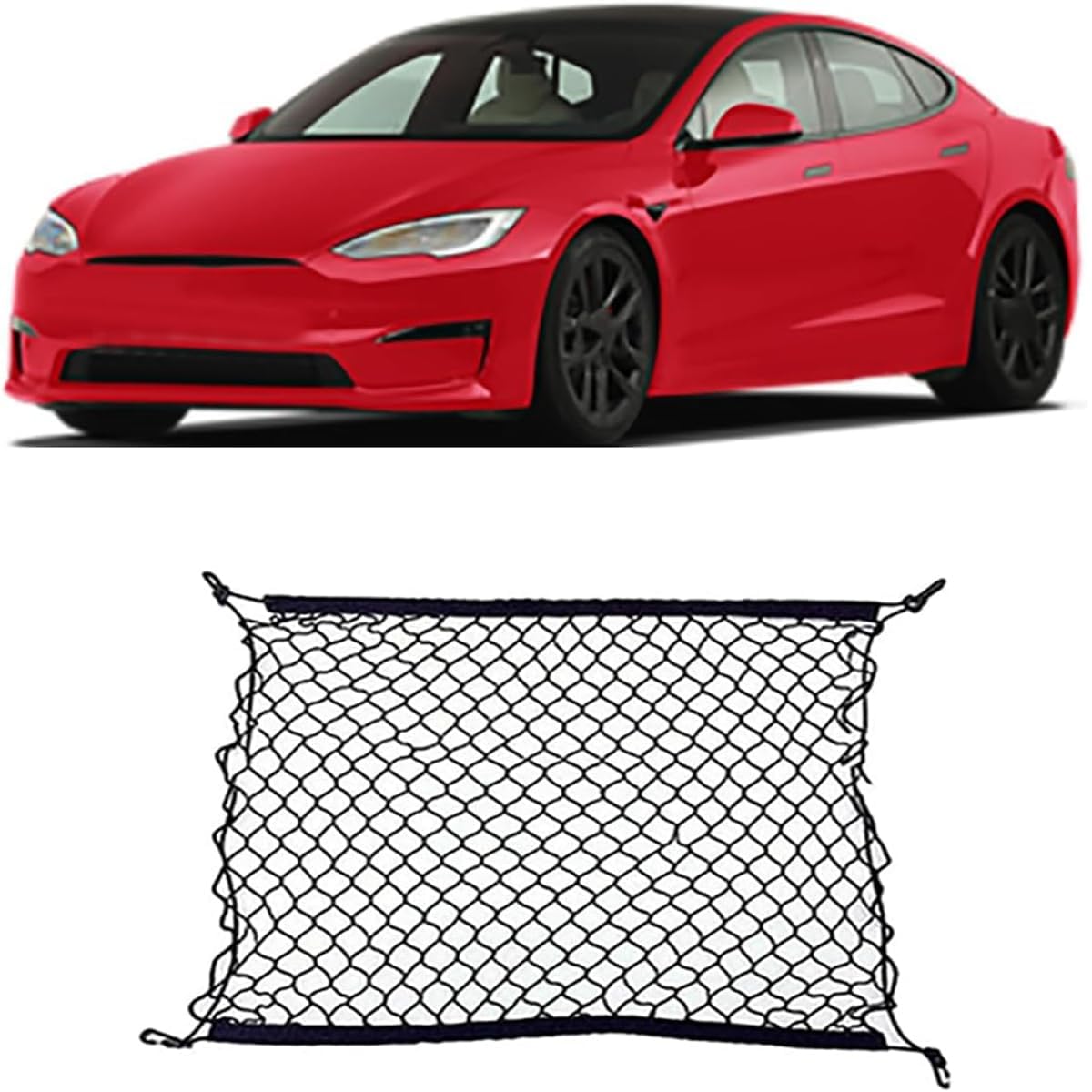 Auto Boot Trunk Net Fracht Organizer Für Tesla Model S Plaid X 2012~2023 2015,Kofferraum Mesh Net Cargo Trunk Organizer Auto eingebautes Zubehör Auto Boot Trunk Net Fracht Organizer Für Tesla Model S Plaid X 2012~2023 2015,Kofferraum Mesh Net Cargo Trunk Organizer Auto eingebautes Zubehör von Yyyyy6A