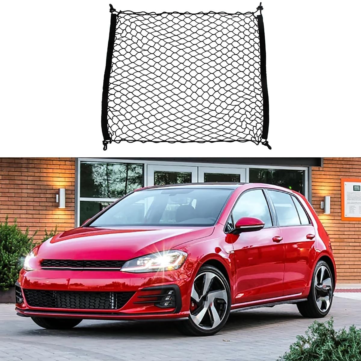 Auto Boot Trunk Net Fracht Organizer Für VW Golf 7 7.5 Mk7 2013~2019,Kofferraum Mesh Net Cargo Trunk Organizer Auto eingebautes Zubehör Auto Boot Trunk Net Fracht Organizer Für VW Golf 7 7.5 Mk7 2013~2019,Kofferraum Mesh Net Cargo Trunk Organizer Auto eingebautes Zubehör von Yyyyy6A