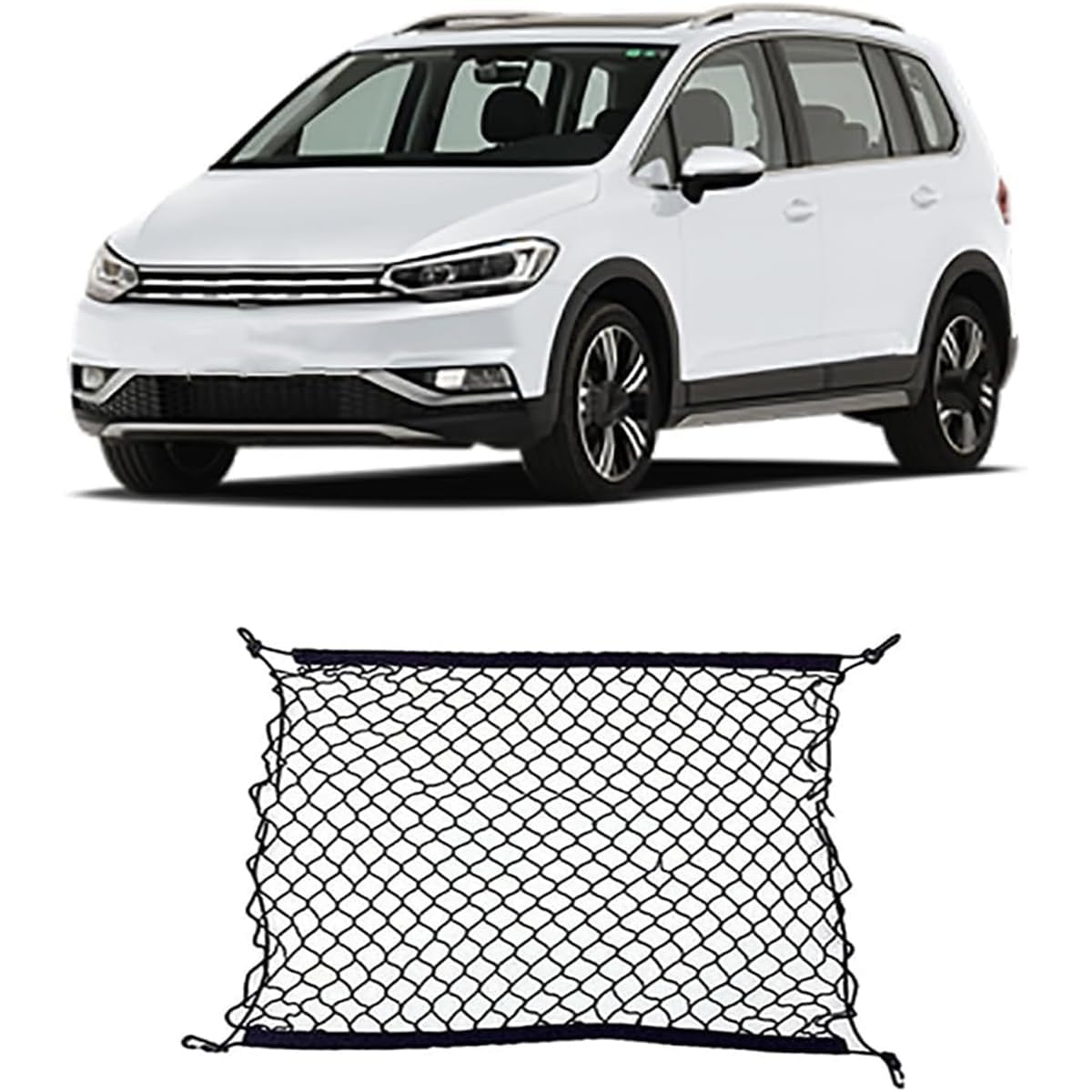 Auto Boot Trunk Net Fracht Organizer Für VW Touran 1T MK1 MK2 2003~2015,Kofferraum Mesh Net Cargo Trunk Organizer Auto eingebautes Zubehör Auto Boot Trunk Net Fracht Organizer Für VW Touran 1T MK1 MK2 2003~2015,Kofferraum Mesh Net Cargo Trunk Organizer Auto eingebautes Zubehör von Yyyyy6A