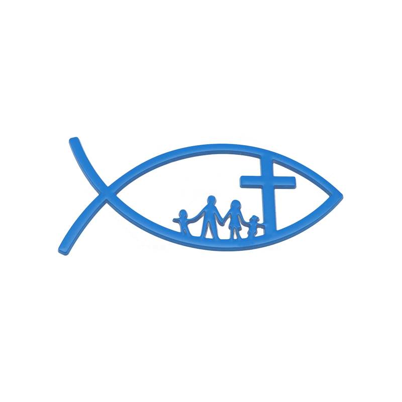 3D Autofisch Aufkleber Aufkleber Fish Embleme Aufkleber Kleber Metalltastkal Für Autofenster Stoßfänger von Yzdysg