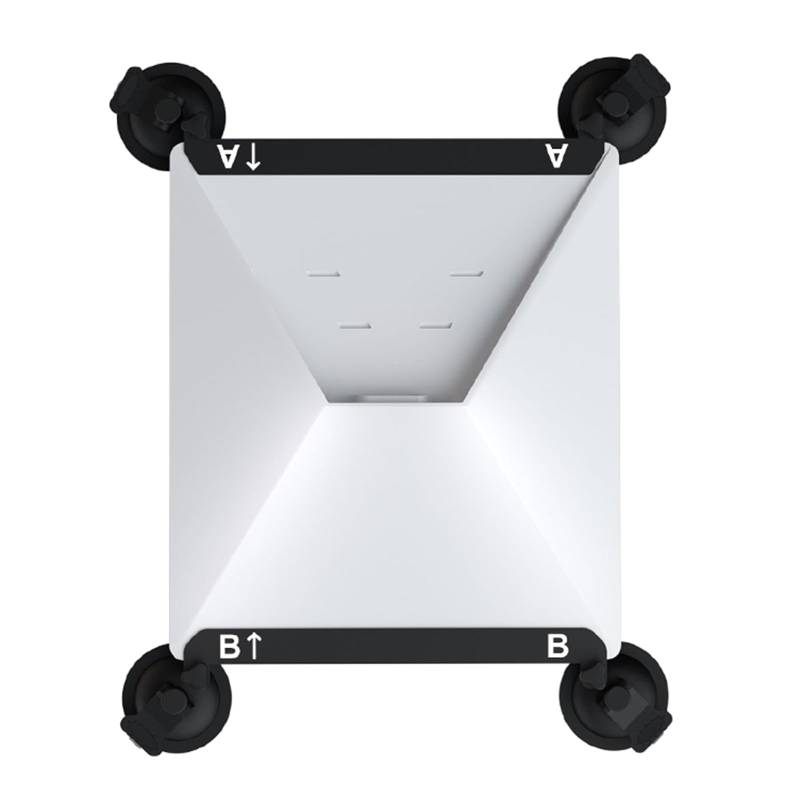 Yzdysg Tragbare Autohalterung Mit Starken Festigkeit Metallsaugnern Verstellbare Autosabbauchung Und Metallmontage Für Satelliten von Yzdysg