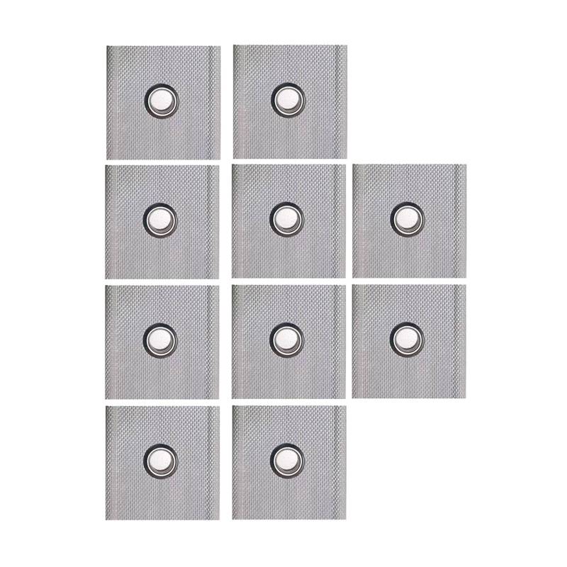 Yzdysg Wohnmobil Markise Röhrchen Kleiderleitungen Rohrleitungen Streifen Haken Für Caravans Sunshades PVC 5x5 cm Außenfahrzeuggebrauch von Yzdysg