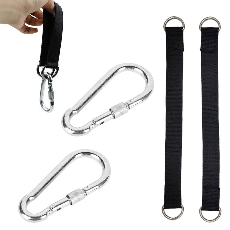 2er Schaukel Baumbefestigung Seil,Swing Hanging Kit Schaukel Befestigung Schaukel Aufhängung Befestigung,Hängematte Befestigung Aufhängung Schnur mit Haken,Schaukel Baumbefestigung Seil von YzmrBdqc