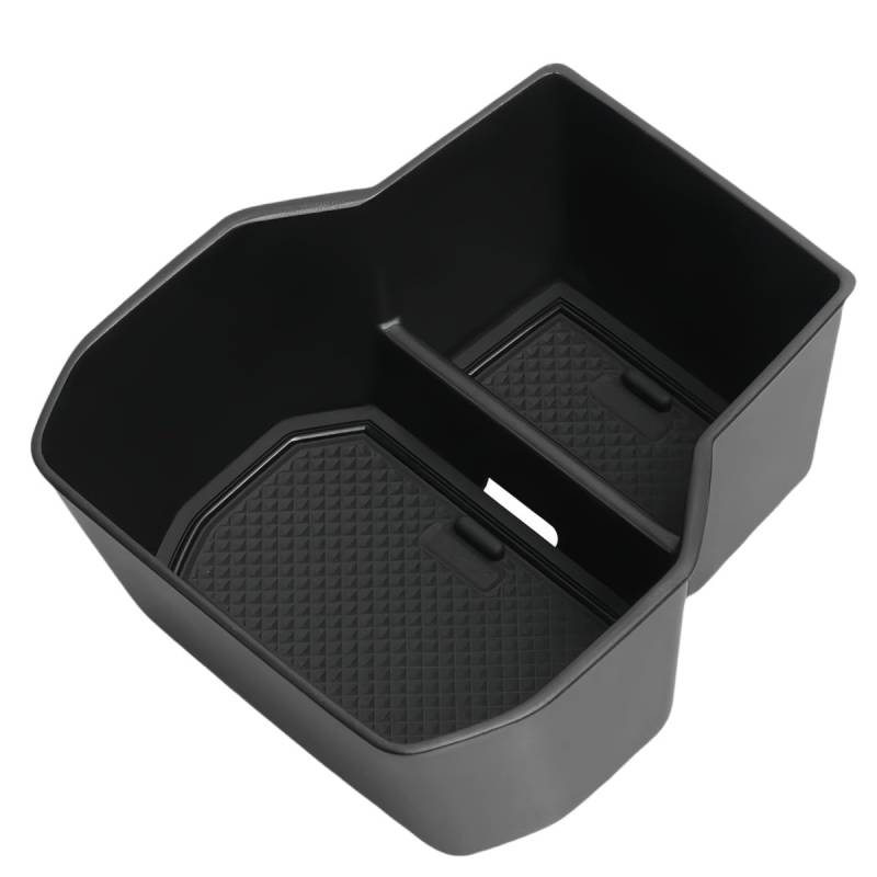 Z.MYUKI 【3 Farben】 Mittelkonsole Ablagefach für Dacia Sandero Stepway 3 2020-2024 2025 Zubehör Armlehne Tray Handschuhfach Organizer (Schwarz) von Z.MYUKI