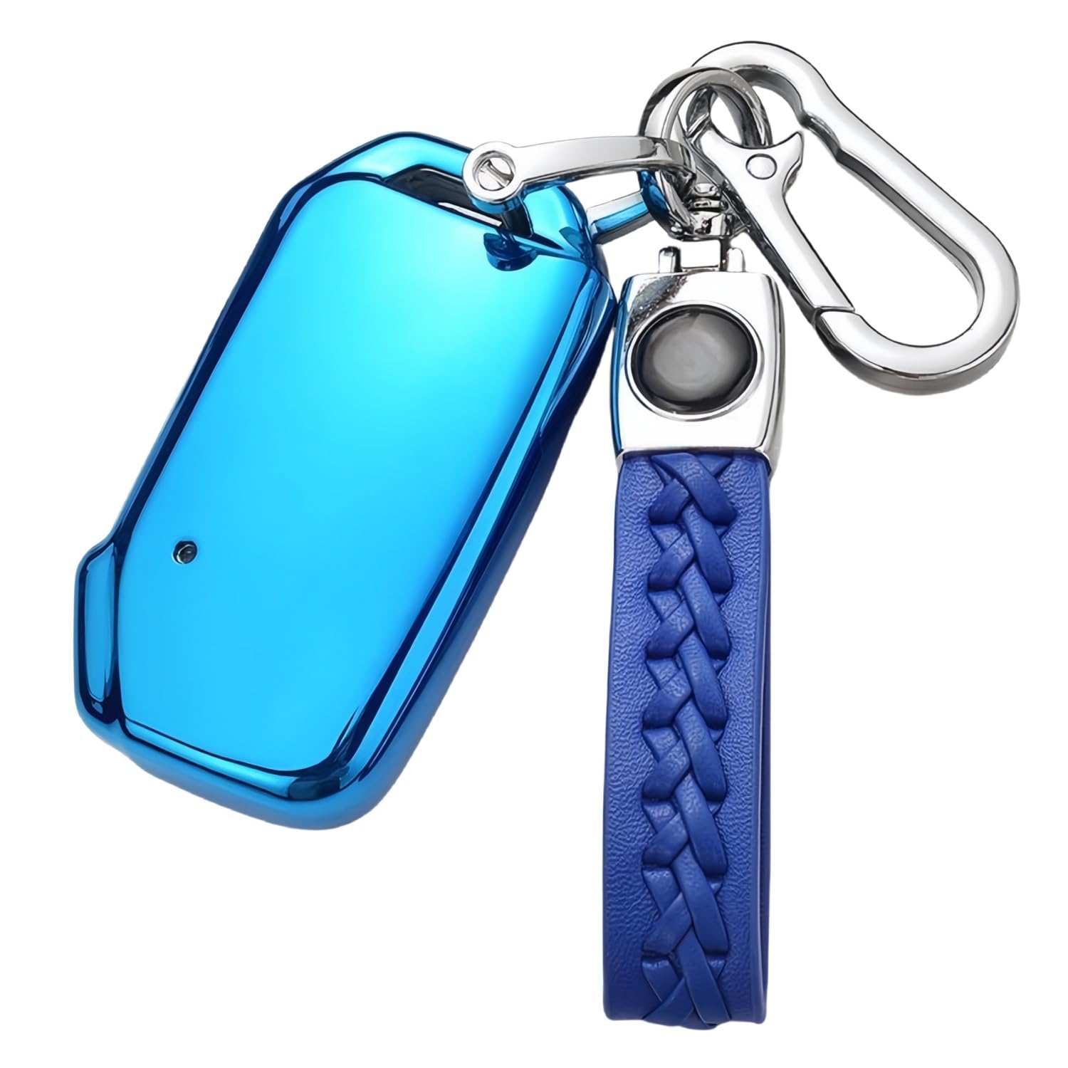 【5 Farben】 Z.MYUKI Ceed SW Schlüsselhülle mit Schlüsselanhänger für Kia Ceed GT 2018-2024 2025 Zubehör Key Cover (Blau) von Z.MYUKI