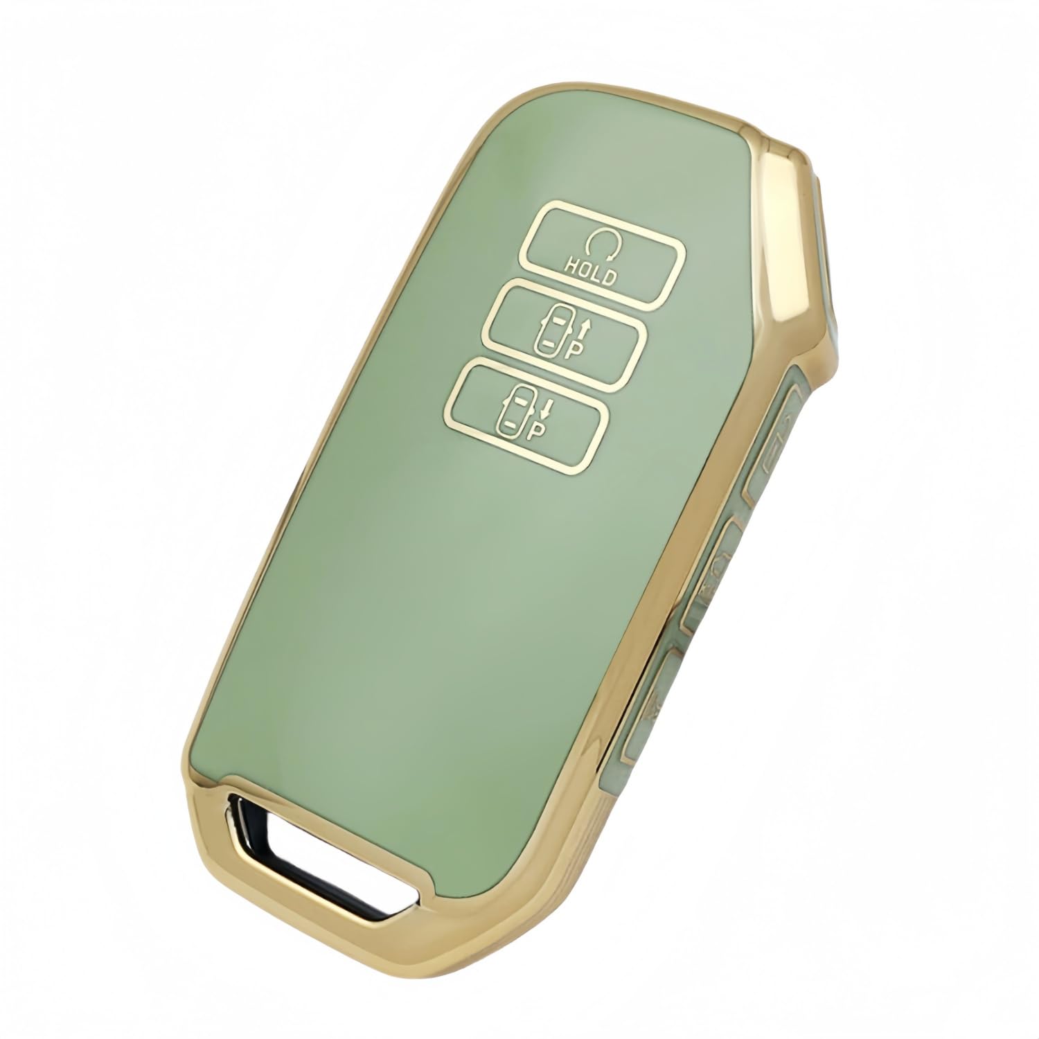 【5 Farben】 Z.MYUKI NIRO EV Schlüsselhülle mit Schlüsselanhänger für Kia NIRO SG2 2021-2024 2025 Zubehör Key Cover (Grün, 7 Tasten) von Z.MYUKI