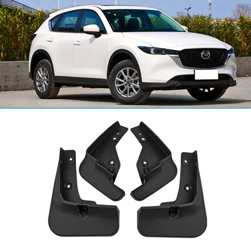 【Z.MYUKI】CX-5 KF Schmutzfänger Guards Zubehör Original innenraum für Mazda CX5 2017-2020 4 Stück von Z.MYUKI