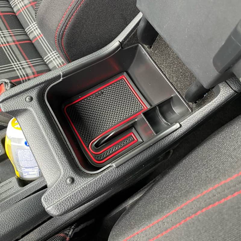 Z.MYUKI】Taigo Mittelkonsole Ablagefach für VW Taigo 2021-2023 2024 Zubehör Armlehne Aufbewahrungsbox Mittelarmlehne Organizer von Z.MYUKI