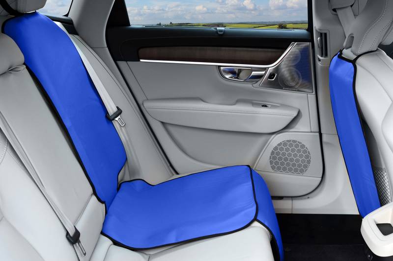 Auto Schutzdecken für Autositze Autoabdeckungen - perfekte Sitz Schutz - Blau - Autositzschoner, Kindersitzunterlage mit dickster Polsterung aus Kunstleder wasserdicht von Z4L