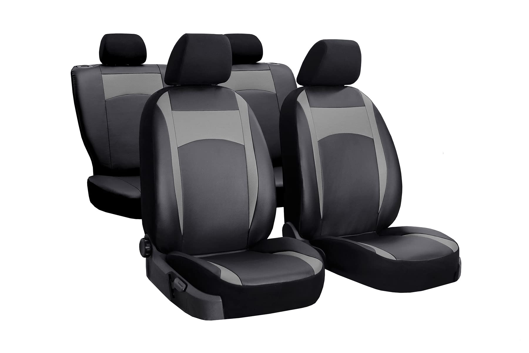 Z4L Autositzbezüge Stitzbezüge geeignet für Toyota Hilux (VII) - Sitzbezüge Universell - Grau von Z4L