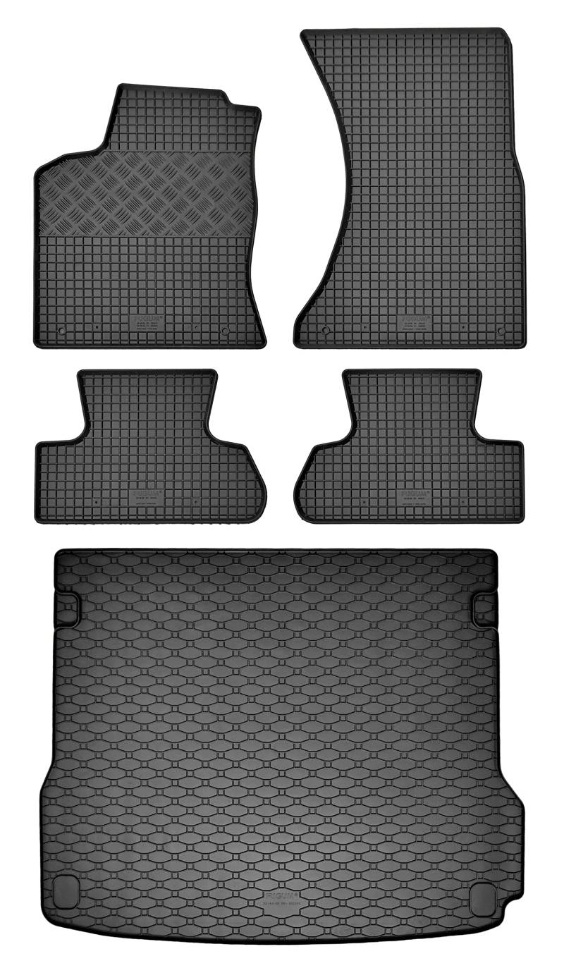 Passende Gummimatten und Kofferraumwanne Set geeignet für Audi Q5 ab 2009 EIN Satz von Z4L