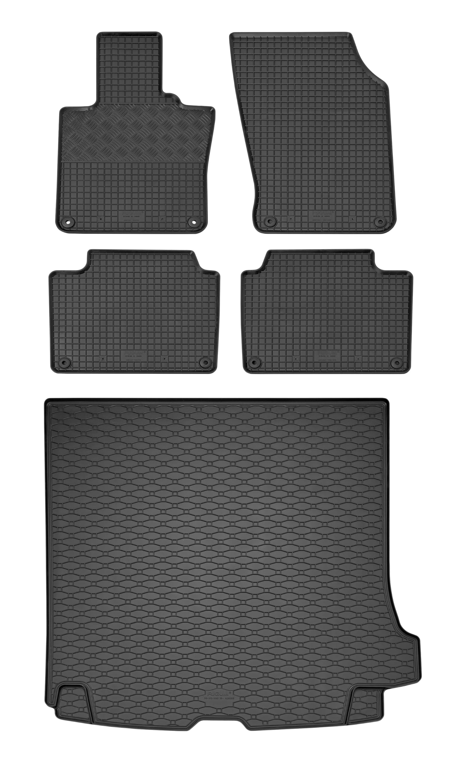 Passende Gummimatten und Kofferraumwanne Set geeignet für Volvo V90 ab 2016 EIN Satz von Z4L