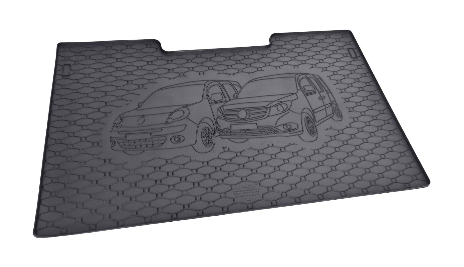 Passgenau Kofferraumwanne geeignet für Mercedes Citan ab 2012 ideal angepasste Schwarze Kofferraummatte von Z4L