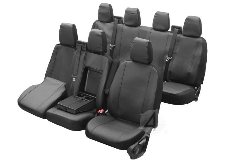 Passgenaue Kunstleder Sitzbezüge VIP ideal angepasst 7-Sitzer geeignet für Iveco Daily ab 2014 von Z4L