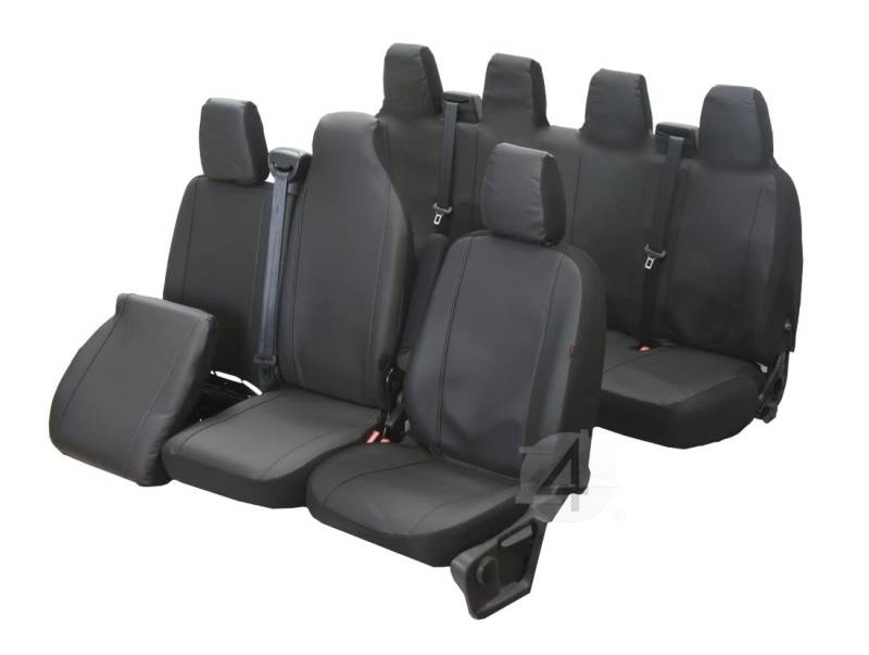 Passgenaue Kunstleder Sitzbezüge VIP ideal angepasst 7-Sitzer Fahrzeugspezifisch Kunstleder | 4D-Z4L-DV-VIP-OR7MD-2122-105 von Z4L