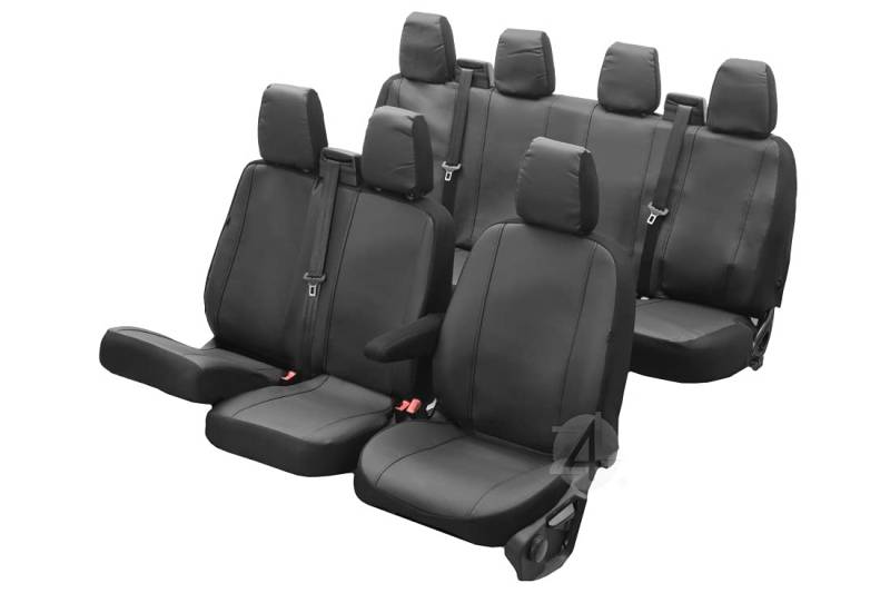 Passgenaue Kunstleder Sitzbezüge VIP ideal angepasst 7-Sitzer Fahrzeugspezifisch Kunstleder | 4D-Z4L-DV-VIP-VWCR-017-OPC-88 von Z4L