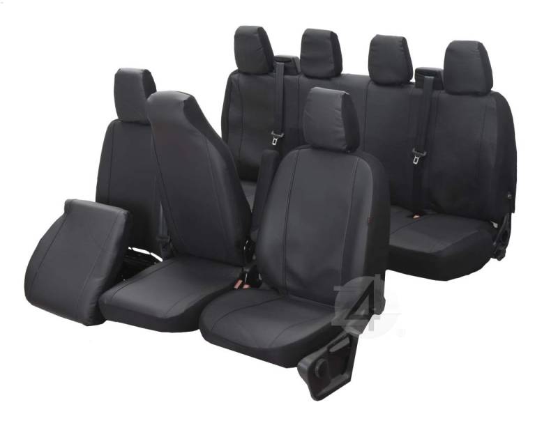 Passgenaue Kunstleder Sitzbezüge VIP ideal angepasst 7-Sitzer Fahrzeugspezifisch Kunstleder | 4D-Z4L-DV-VIP-VWCR-017-OPD-85 von Z4L