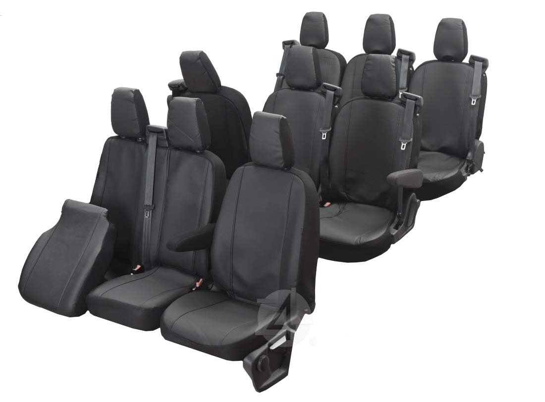 Passgenaue Kunstleder Sitzbezüge VIP ideal angepasst 9-Sitzer Fahrzeugspezifisch Kunstleder | 4D-Z4L-DV-VIP-FT9M-01-75 Passgenaue Kunstleder Sitzbezüge VIP ideal angepasst 9-Sitzer Fahrzeugspezifisch Kunstleder | 4D-Z4L-DV-VIP-FT9M-01-75 von Z4L