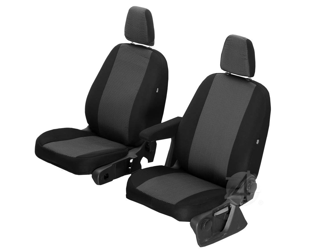 Passgenaue Sitzbezüge Hero ideal angepasst 1+1 (2-Sitze) Fahrzeugspezifisch Polstermaterial | 4D-Z4L-DV-TC2M-01-64 von Z4L