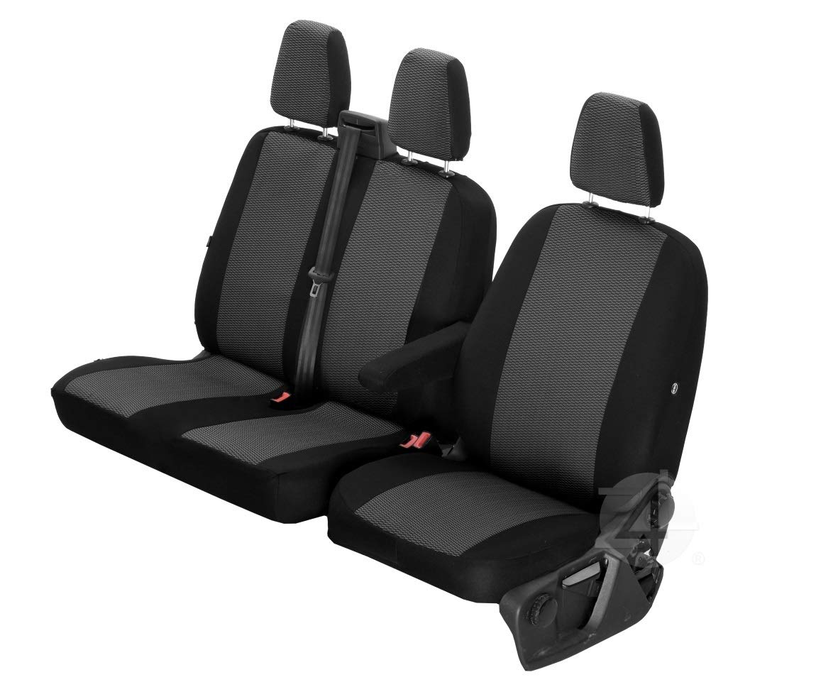 Passgenaue Sitzbezüge Hero ideal angepasst 1+2 (3-Sitzer) Fahrzeugspezifisch Polstermaterial | 4D-Z4L-DV-MV14-01-89 von Z4L
