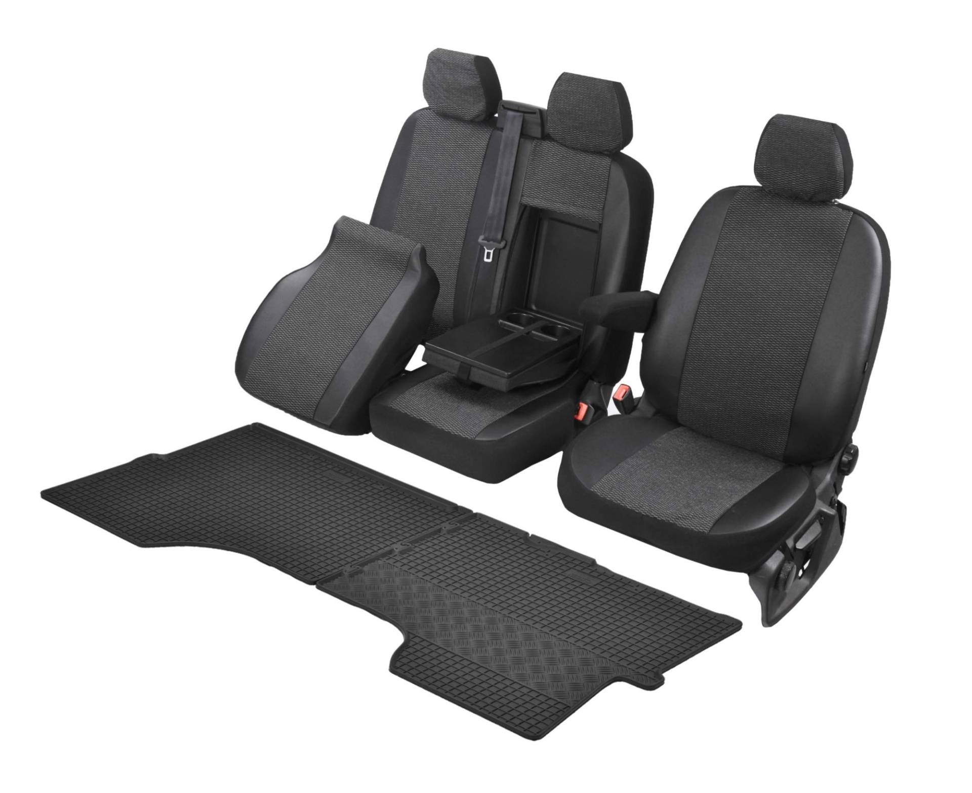Passgenaue Sitzbezüge Viva und Gummifußmatten kompatibel mit Iveco Daily ab 2014 - EIN Set Passgenaue Sitzbezüge Viva und Gummifußmatten kompatibel mit Iveco Daily ab 2014 - EIN Set von Z4L
