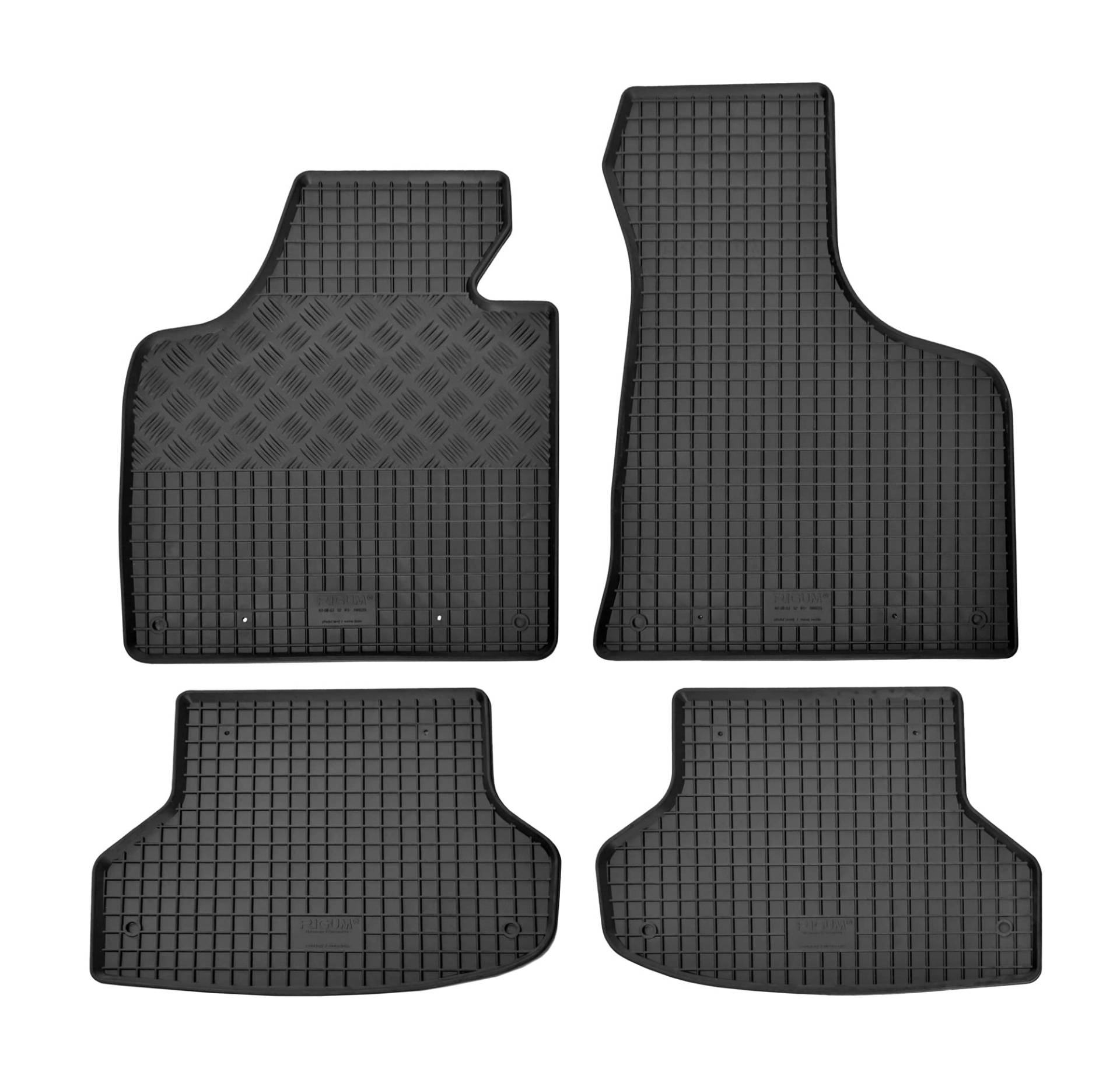 Premium Gummi Fußmatten geeignet für Audi A3 / A3 Sportback 2004-2012 - Perfekte Passform und Schutz für Ihren Fahrzeugboden von Z4L
