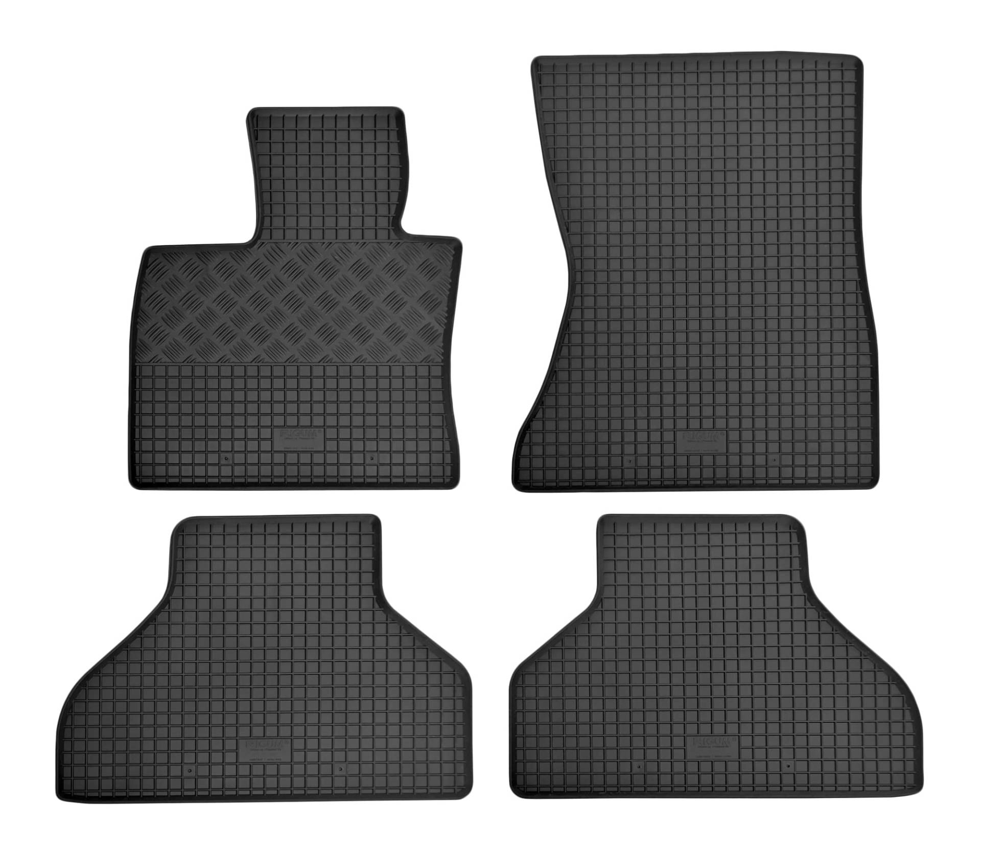 Premium Gummi Fußmatten geeignet für BMW X5 E70 2007-2013 - Perfekte Passform und Schutz für Ihren Fahrzeugboden von Z4L