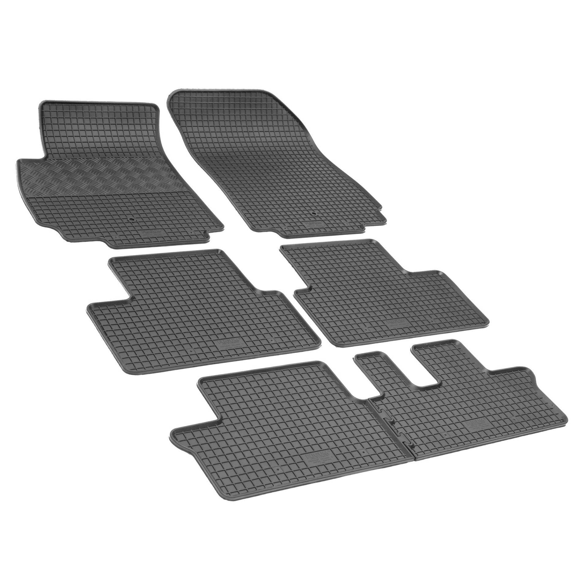 Premium Gummi Fußmatten geeignet für Chevrolet Orlando 2011-2018 - 7 Sitzer - Perfekte Passform und Schutz für Ihren Fahrzeugboden von Z4L