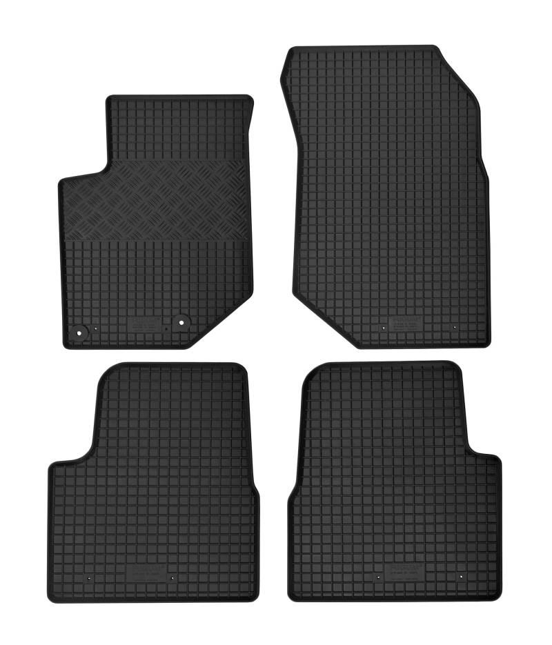 Premium Gummi Fußmatten geeignet für Citroen C4 ab 2021 - Perfekte Passform und Schutz für Ihren Fahrzeugboden von Z4L
