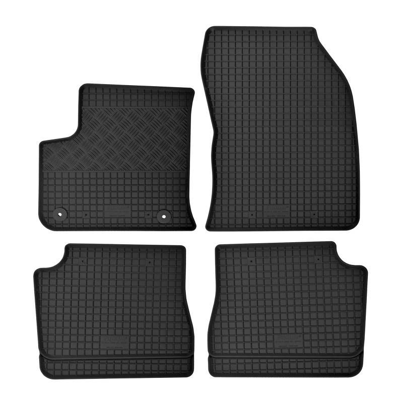 Premium Gummi Fußmatten geeignet für Citroen C4-e ab 2021 - Perfekte Passform und Schutz für Ihren Fahrzeugboden von Z4L