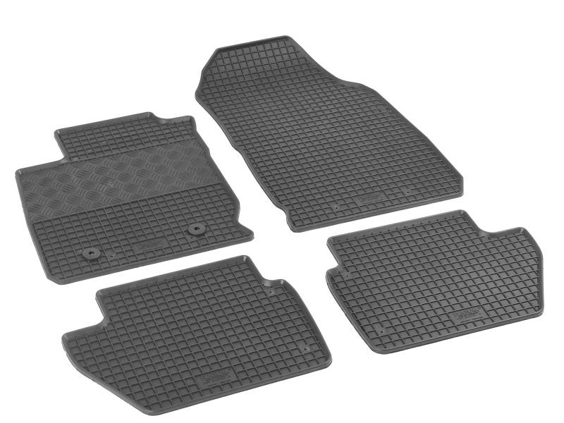 Premium Gummi Fußmatten geeignet für Ford Ecosport II 2017-2022 - Perfekte Passform und Schutz für Ihren Fahrzeugboden von Z4L