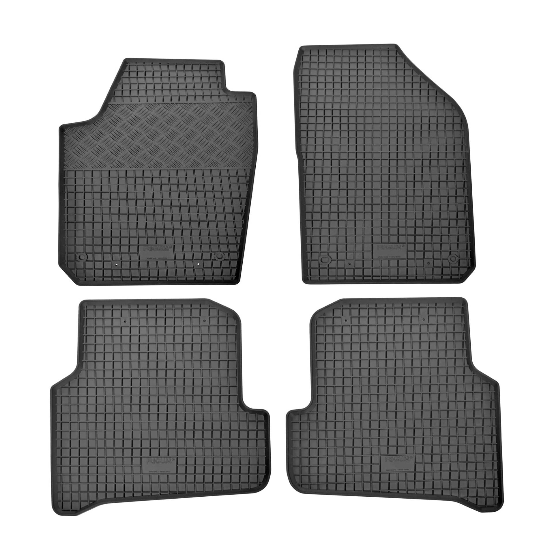 Premium Gummi Fußmatten geeignet für Seat Ibiza 2008-2016 - Perfekte Passform und Schutz für Ihren Fahrzeugboden von Z4L