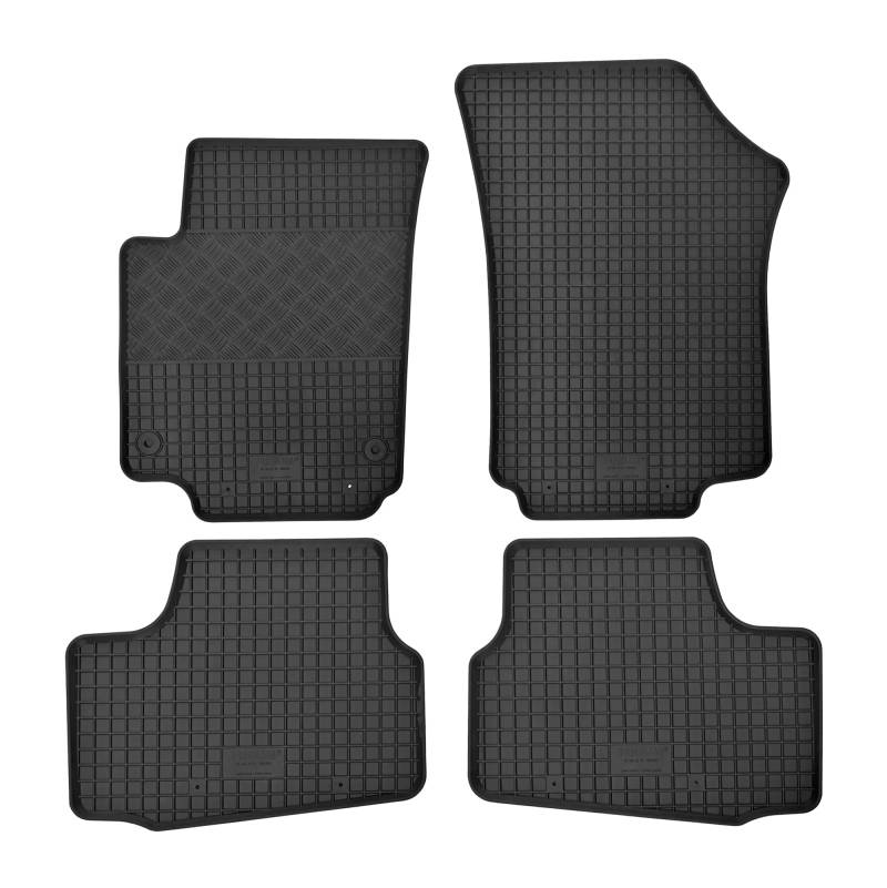 Premium Gummi Fußmatten geeignet für Seat MII 2011-2019 - Perfekte Passform und Schutz für Ihren Fahrzeugboden von Z4L