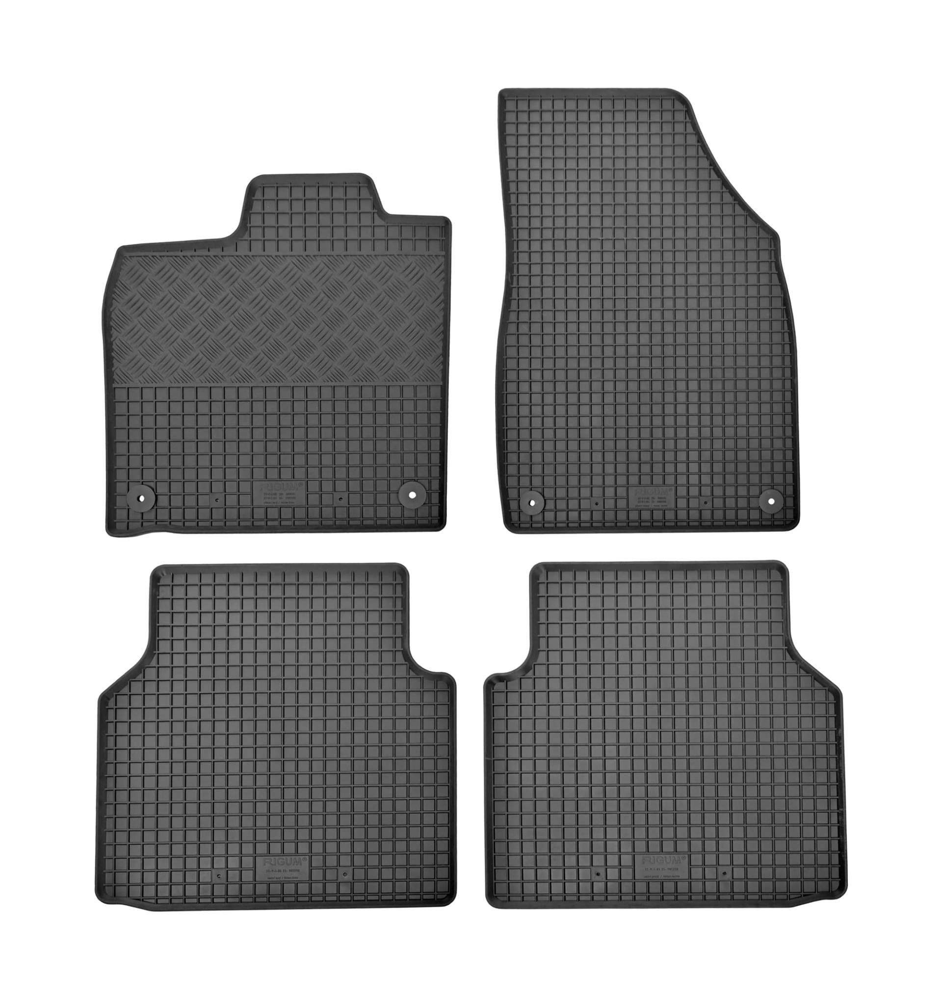 Premium Gummi Fußmatten geeignet für VW ID.5 ab 2022 - Perfekte Passform und Schutz für Ihren Fahrzeugboden von Z4L
