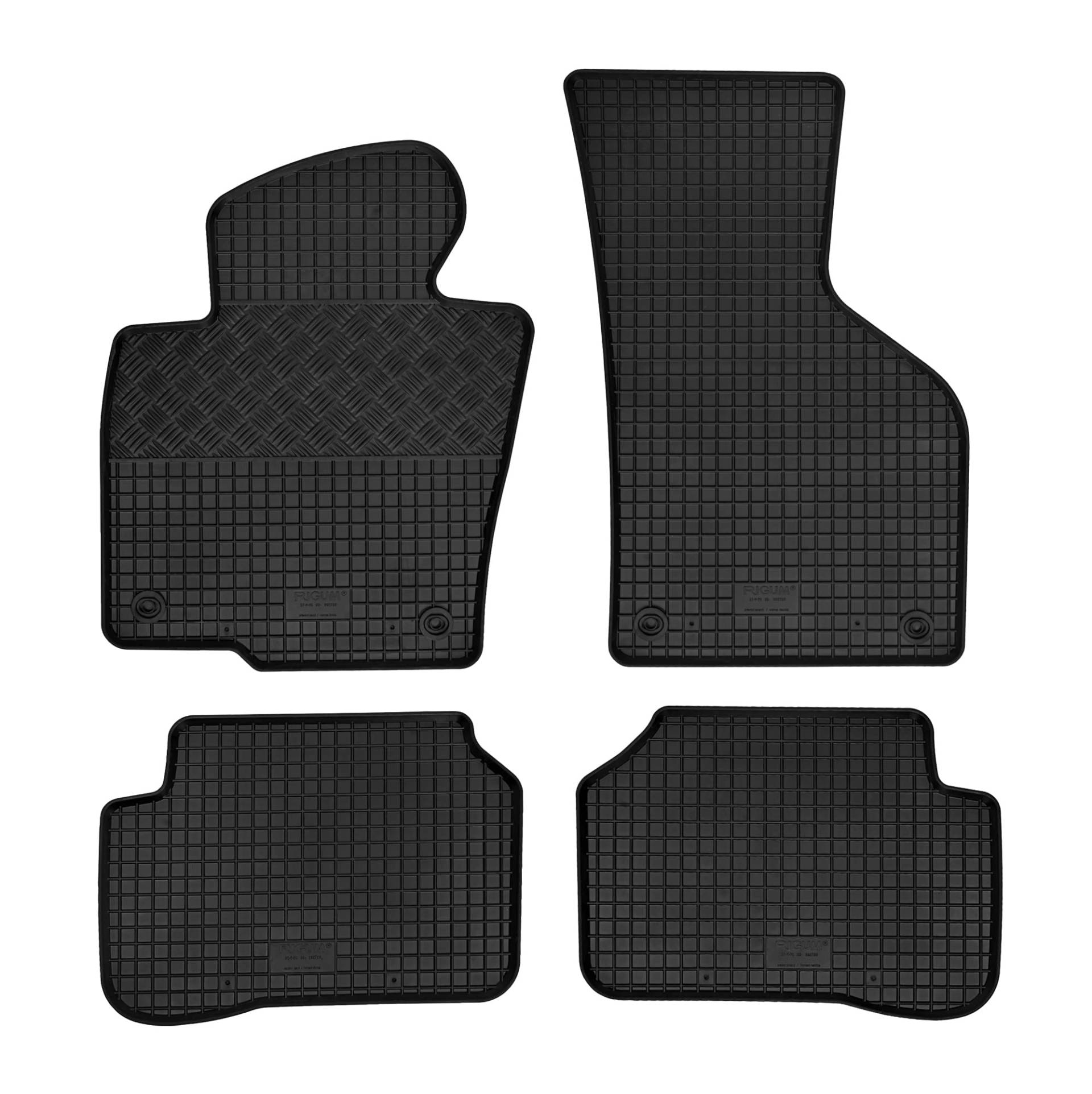 Premium Gummi Fußmatten geeignet für VW Passat B6 2005-2010 - Perfekte Passform und Schutz für Ihren Fahrzeugboden von Z4L