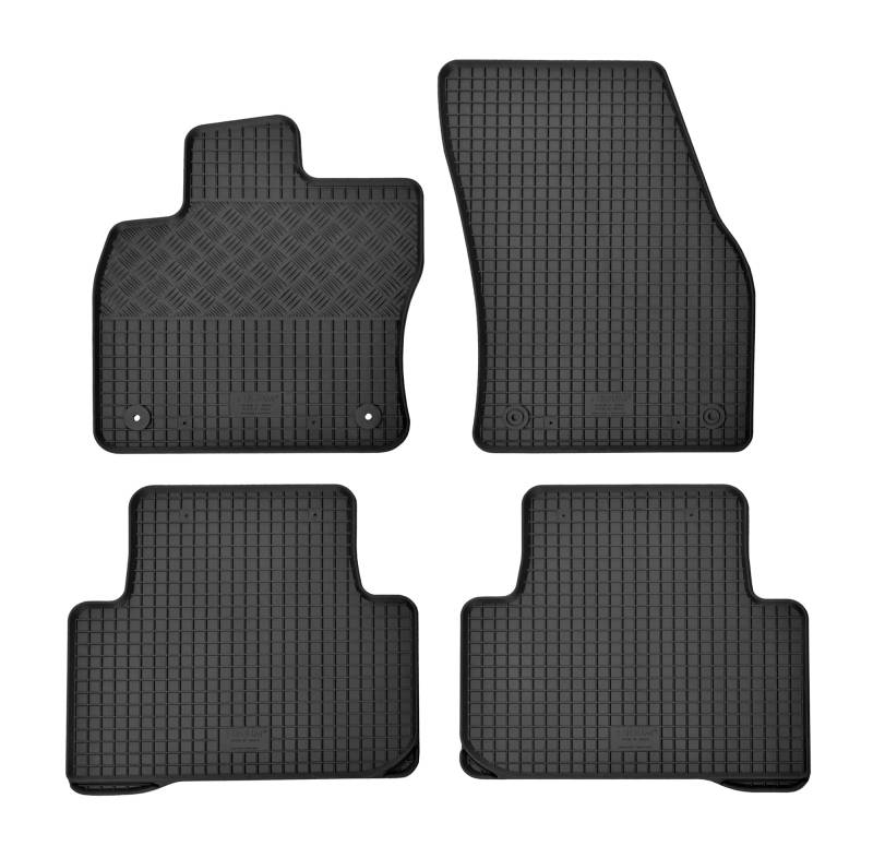 Premium Gummi Fußmatten geeignet für VW Tiguan ab 2016 - Perfekte Passform und Schutz für Ihren Fahrzeugboden von Z4L