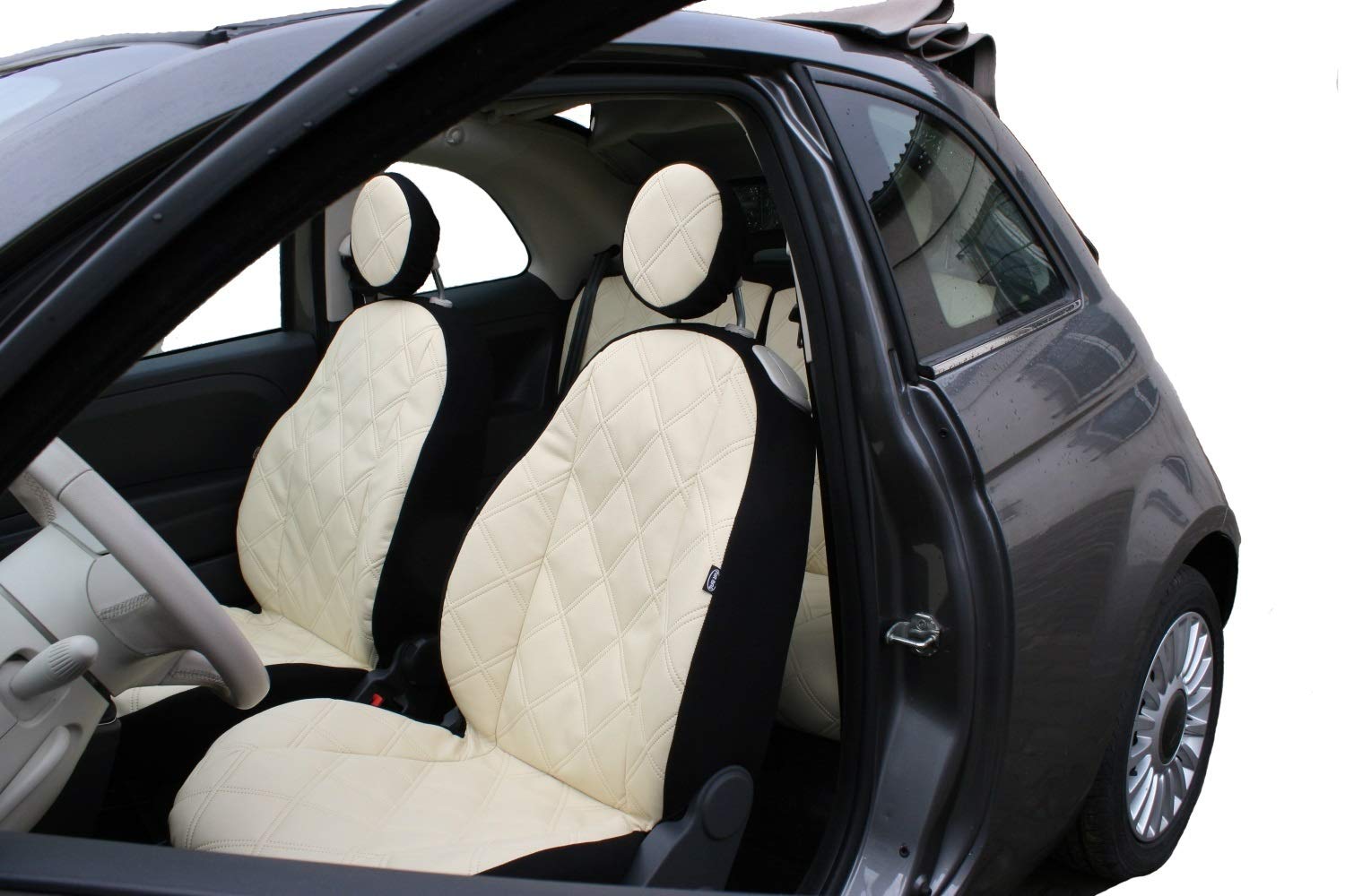 Sitzbezüge VIP Passgenau geeignet für FIAT 500 - BEIGE EIN Set Sitzbezüge VIP Passgenau geeignet für FIAT 500 - BEIGE EIN Set von Z4L