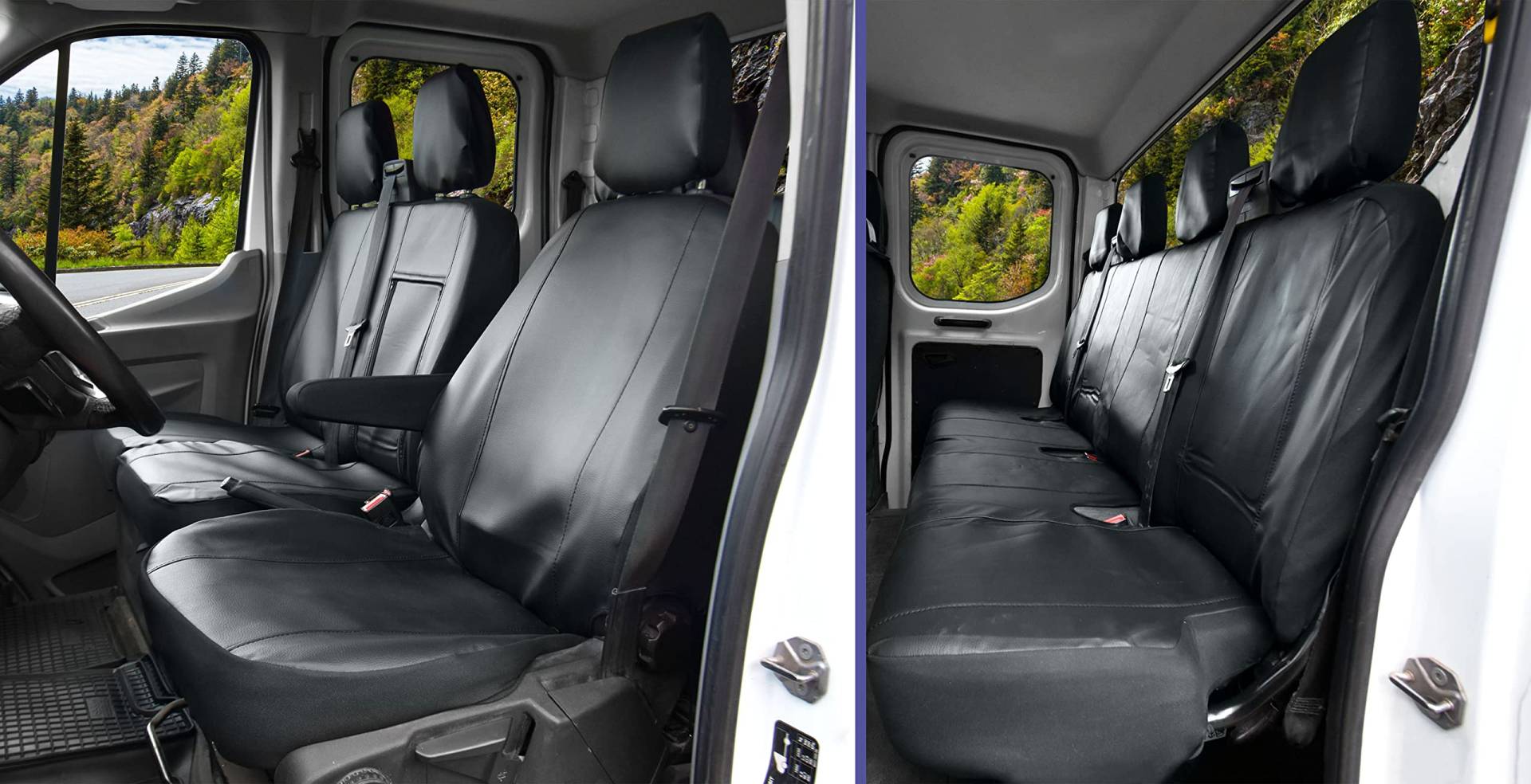 Sitzbezüge passgenau Meister geeignet für Ford Transit ab 2014, ab 2020 | 7-Sitzer von Z4L
