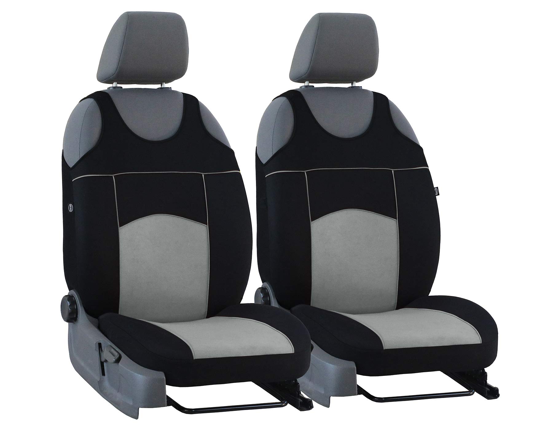 Sitzbezüge vorne Tuning 100 universelle Größe geeignet für Citroen C5 Aircross GRAU von Z4L