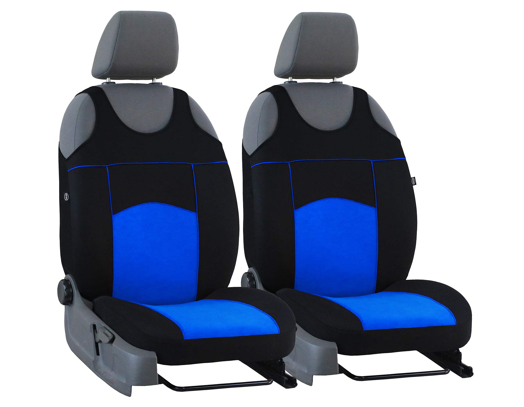 Sitzbezüge vorne Tuning 100 universelle Größe geeignet für Ford EcoSport BLAU von Z4L