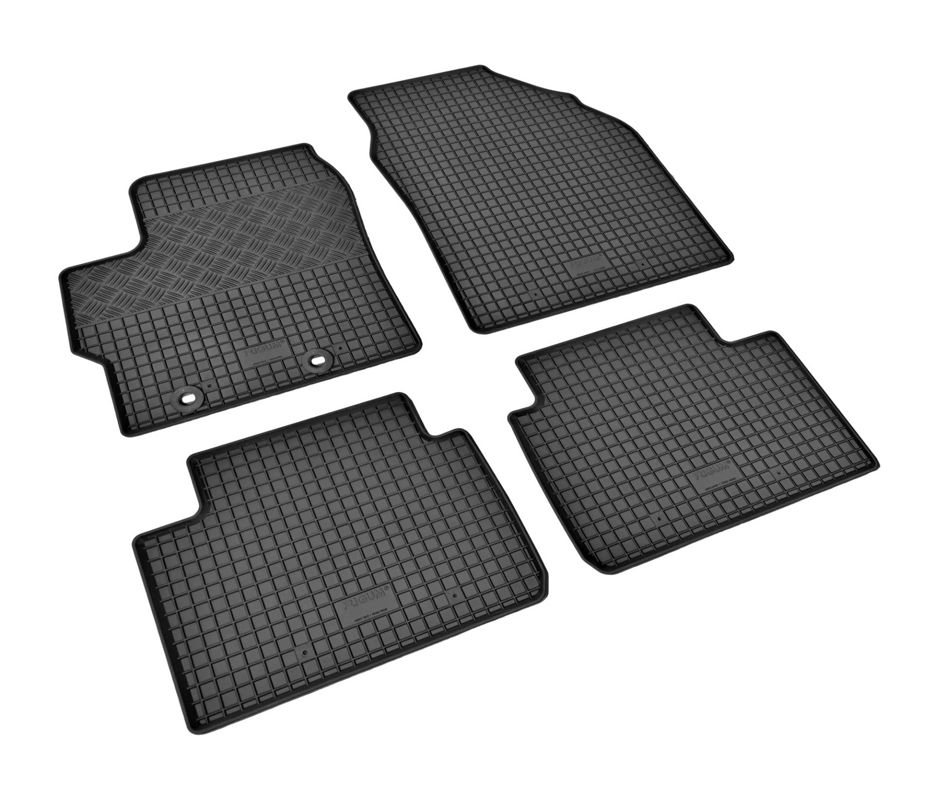 Z4L Gummifußmatten geeignet für Toyota Yaris Hybrid ab 2020 - Hochwertige Auto-Fußmatten für perfekte Passform und Schutz von Z4L