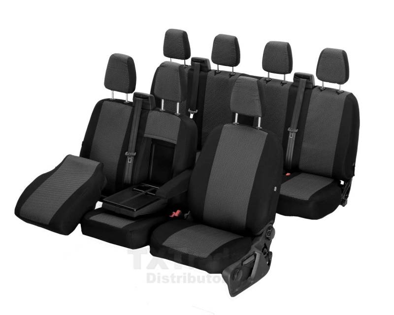 Z4L Sitzbezüge Hero Passgenau geeignet für Ford Transit ab 2014-7 Sitze von Z4L