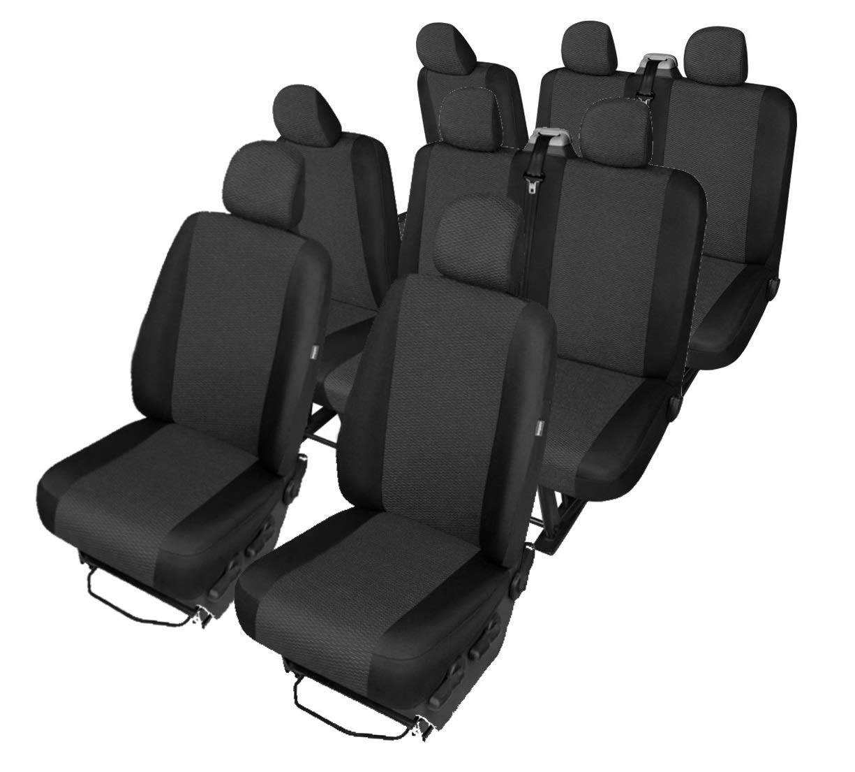 Z4L Sitzbezüge Hero Passgenau geeignet für Mercedes VITO W447 ab 2014-8 Sitze von Z4L