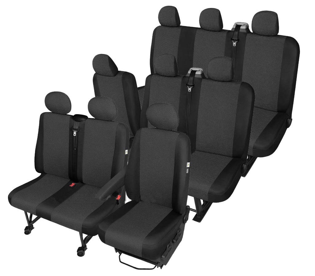 Z4L Sitzbezüge Hero Passgenau geeignet für OPEL VIVARO ab 2014-9 Sitze 02 von Z4L