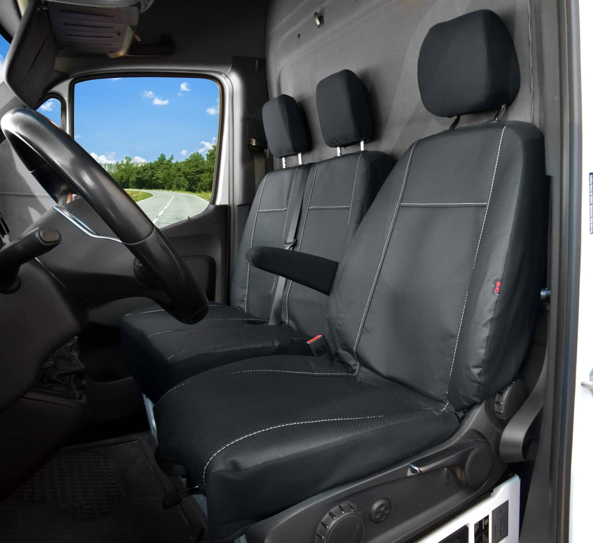 Z4L Sitzbezüge Perforierte Kunstleder Passgenaue Passend für Mercdes Sprinter 907 ab 2018 | 3-Sitzer Z4L Sitzbezüge Perforierte Kunstleder Passgenaue Passend für Mercdes Sprinter 907 ab 2018 | 3-Sitzer von Z4L