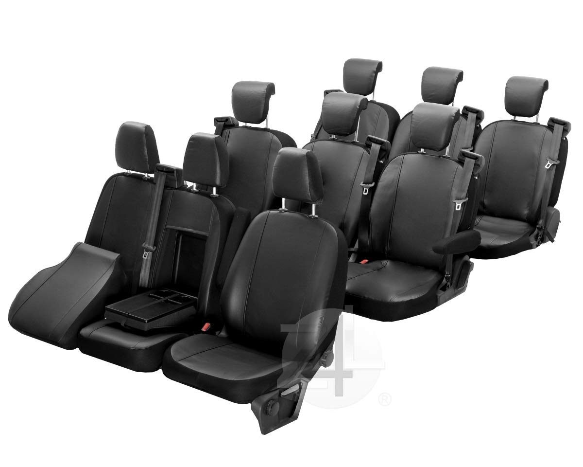 Z4L Sitzbezüge VIP Passgenau geeignet für Ford Transit ab 2014-9 Sitze 01 von Z4L