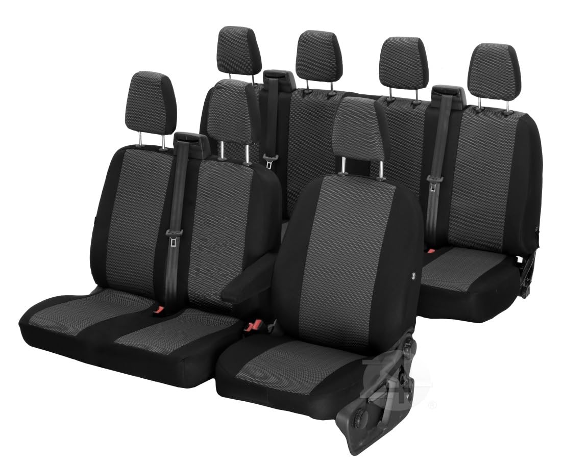Z4L Sitzbezüge passend für Sprinter ab 2018-7 Sitzer - Polyester Grau, Hero - Passgenau Z4L Sitzbezüge passend für Sprinter ab 2018-7 Sitzer - Polyester Grau, Hero - Passgenau von Z4L