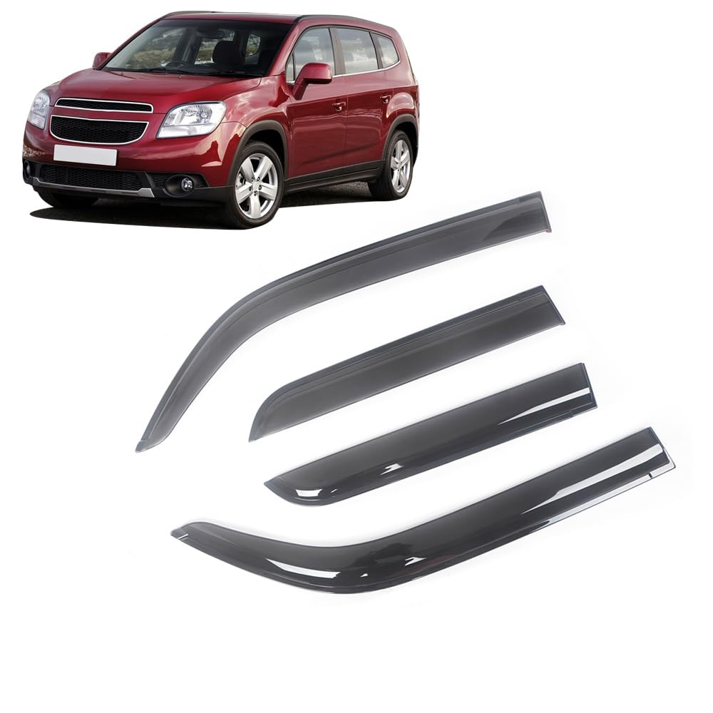 ZAFONI Windabweiser Regenabweiser, für Ch-evrolet Orlando 2010-2018 5 Door Autofenster Windabweiser Autofenstervisiere Regenschutz, Auto Fenster ZubehöR ZAFONI Windabweiser Regenabweiser, für Ch-evrolet Orlando 2010-2018 5 Door Autofenster Windabweiser Autofenstervisiere Regenschutz, Auto Fenster ZubehöR von ZAFONI